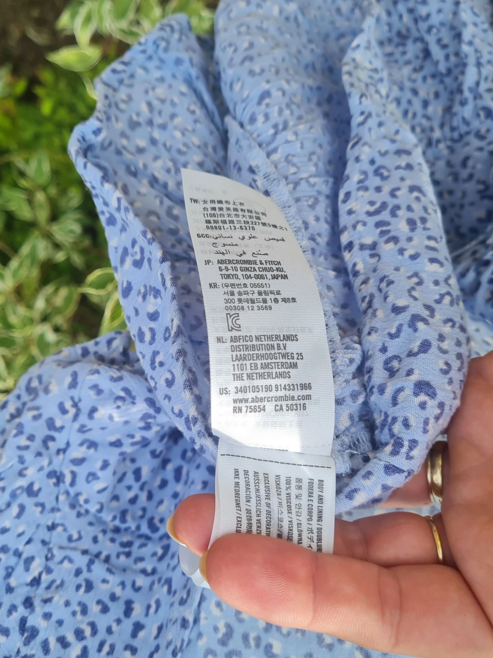 Blauw korte top 🌺 Hollister – photo 6